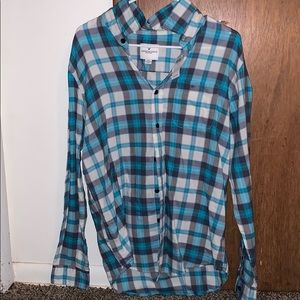 American eagle plad shirt